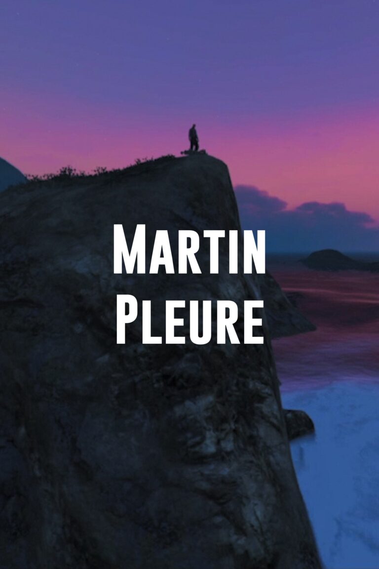 Affiche du film Martin pleure de Jonathan Vinel