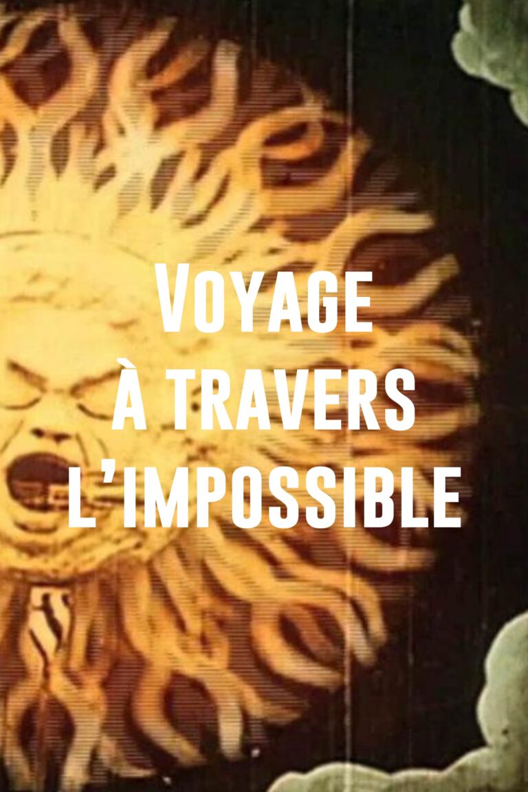 Affiche du film Voyage à travers l'impossible de Georges Méliès